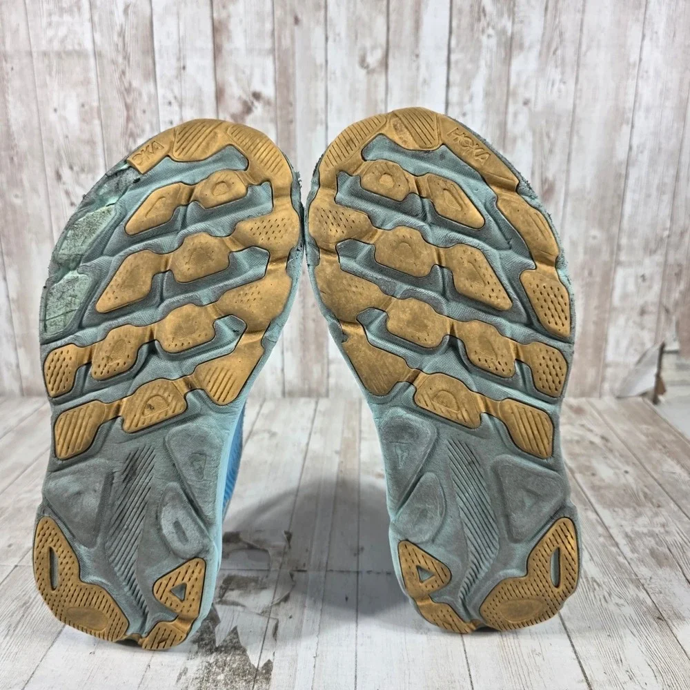 Hoka Clifton 9 Womens Running Shoes Size 9 Blue Pink Sky Copper 1127896 SDY